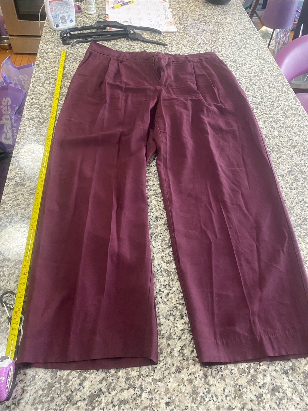 Women s Double-Breasted plum purple 3 pice suit - Picture 11 of 12